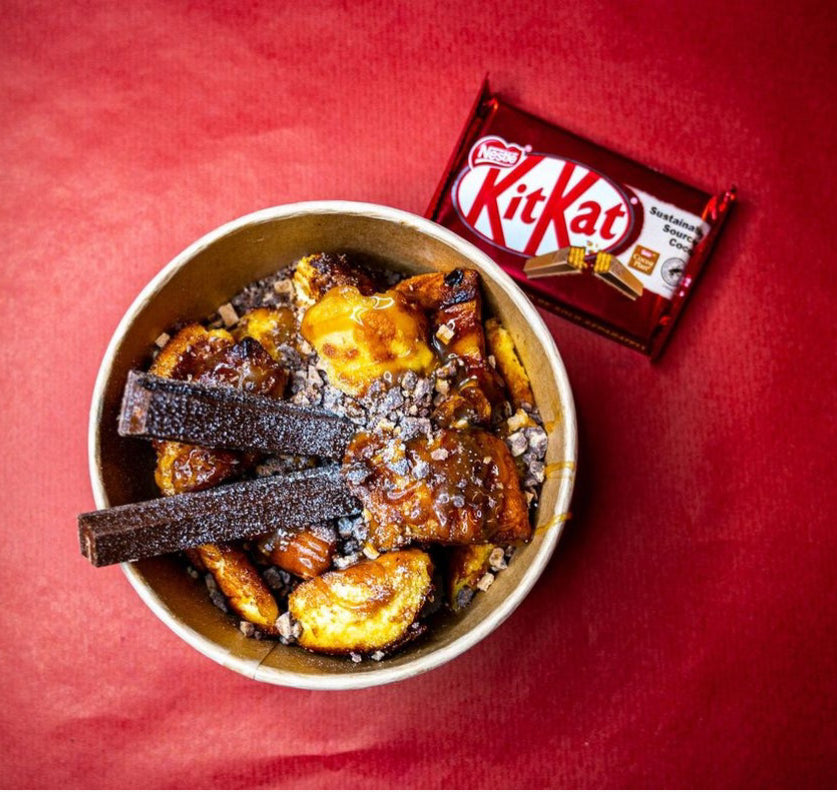 Kit Kat & Salted Caramel Bowl